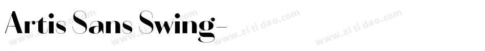 Artis Sans Swing字体转换